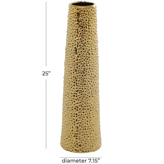 Modern Ceramic Vase with Bubble Texture